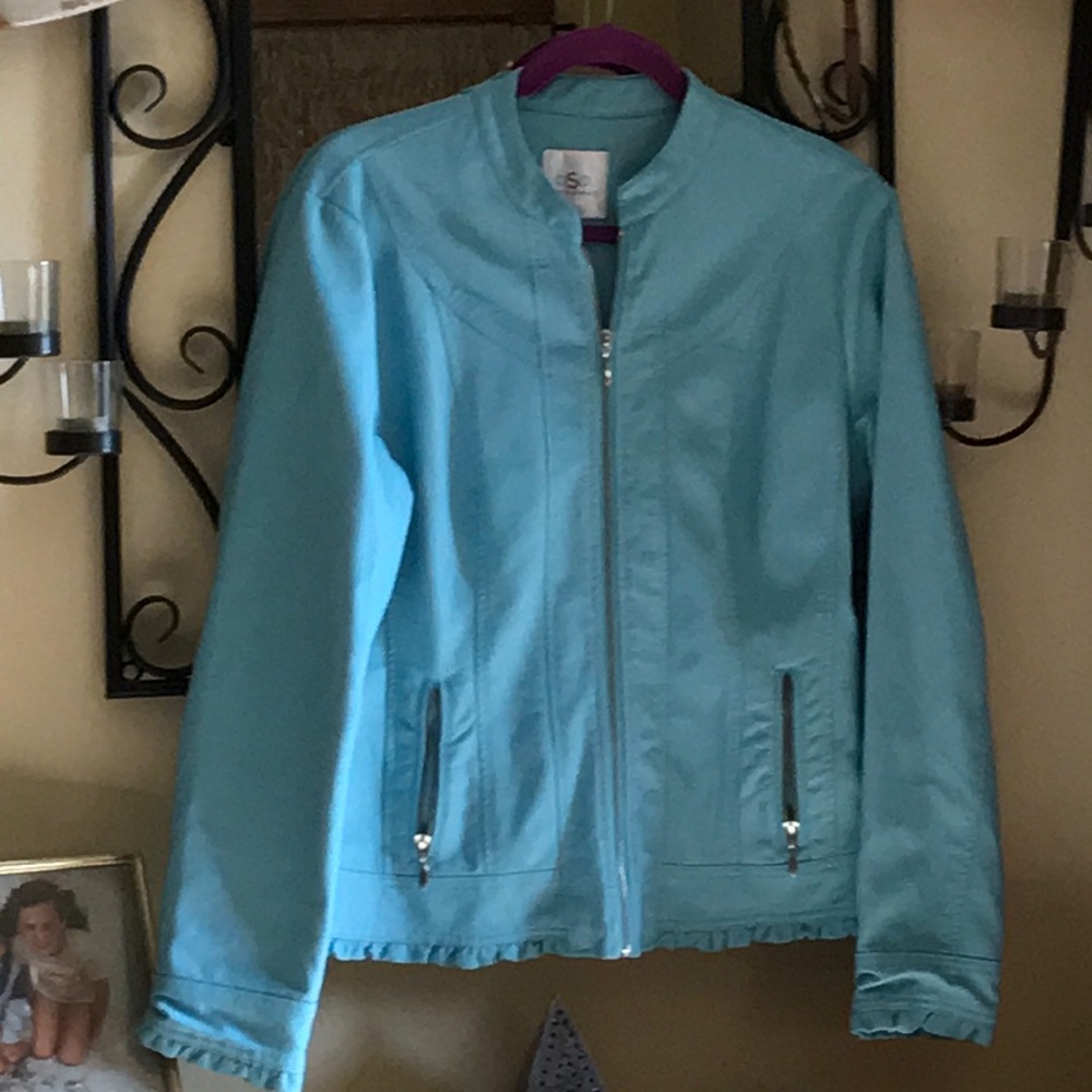 Excellent condition Faux leather size L